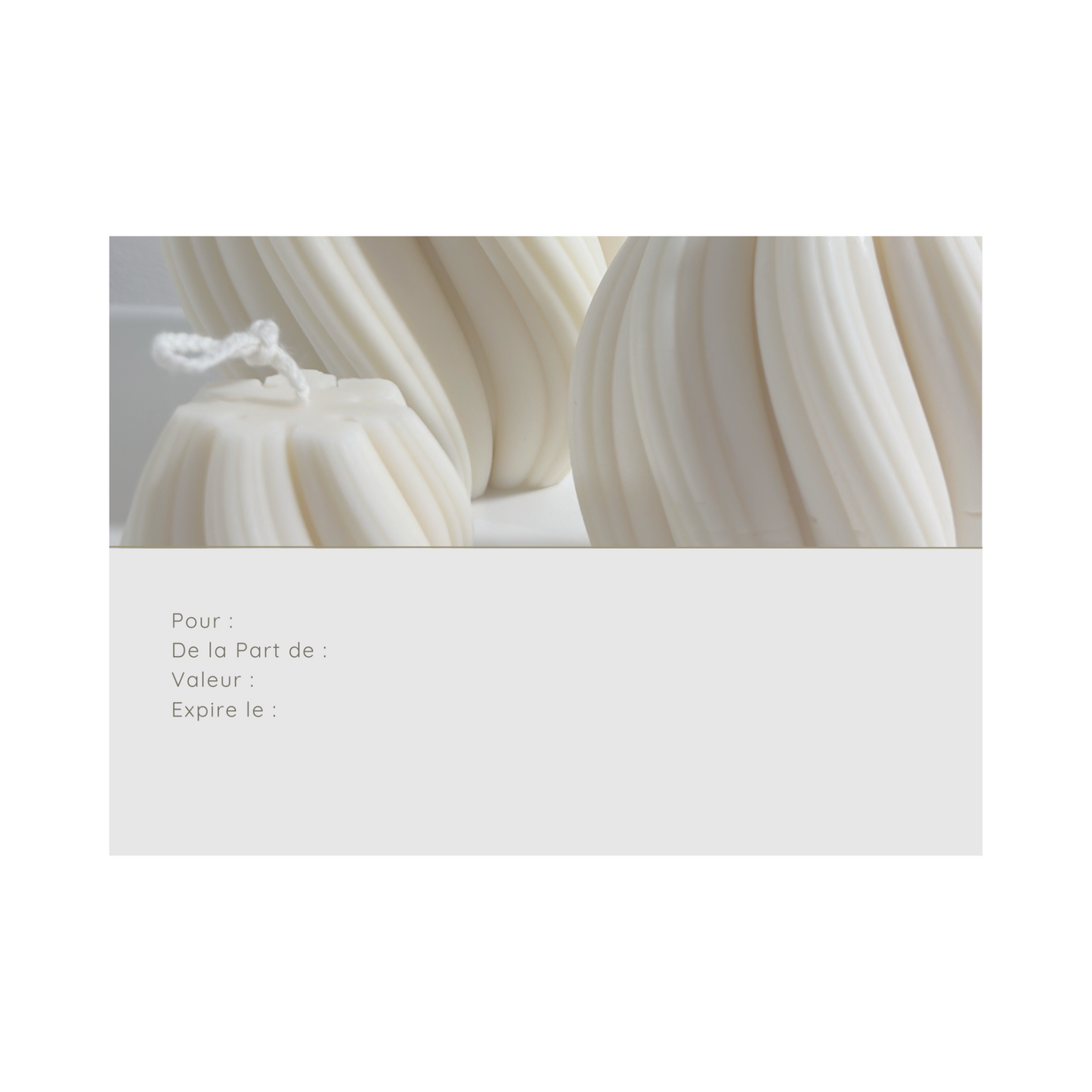 Carte Cadeau Sapari Bougie 🎁
